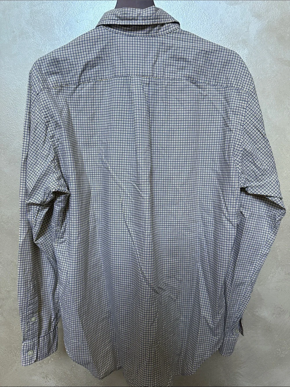 Polo by Ralph Lauren Blue and White Check Button-Down Shirt